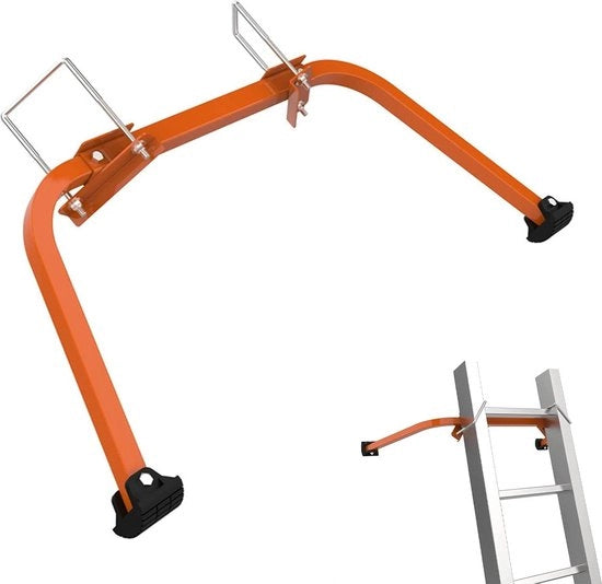 Accessori stabilizzatore di scala | Hanger in acciaio per scala da tetto (arancione)