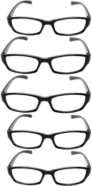 Correttore da Vista 5 Pezzi - Uomo/Donna - Correzione +3.0 - Plastica - Molteplici Correzioni - Funzione di Ricarica Pratica - Occhiali da Vista