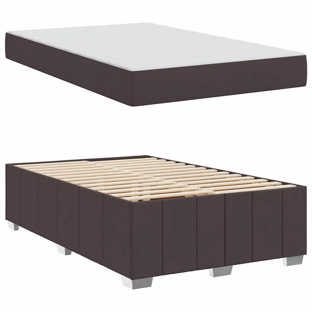 Struttura del letto Marrone Scuro 120 x 200 cm Tessuto 3398282