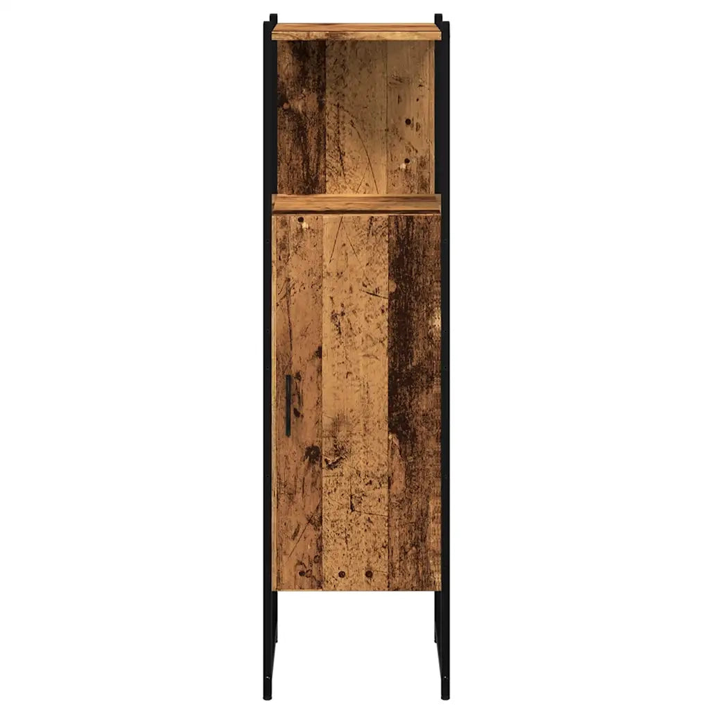Armadietto Bagno Legno Antico 33x33x120,5 cm Legno Multistrato
