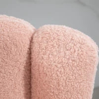 Set di 2 sgabelli da bar, con schienale e poggiapiedi, gambe in acciaio, 52 x 53 x 93 cm, Rosa