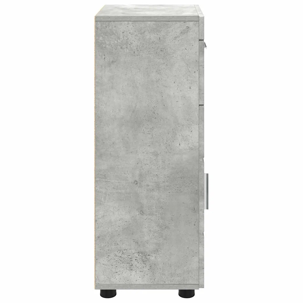 Armadio in Legno Grigio cemento 50 x 29 x 100 cm 880224
