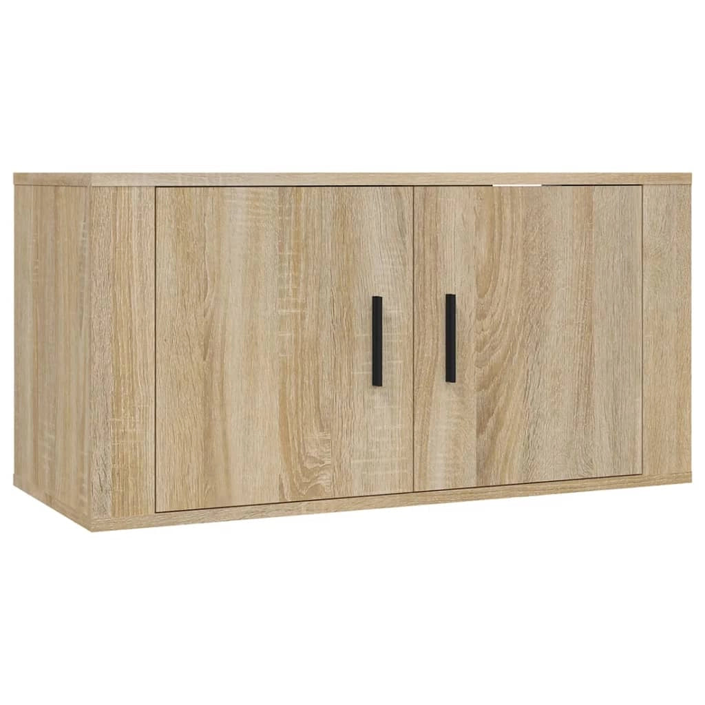 Set di mobili da 3 pezzi tra cui armadio credenza mobile porta TV soggiorno/camera da letto/salotto legno ingegnerizzato rovere Sonoma marrone 02_0024616
