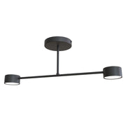 Lampada a sospensione HALO in acciaio nero opaco