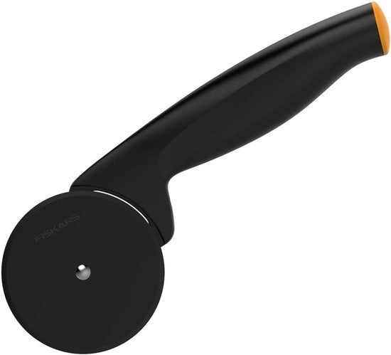 Pizzasnijder - Alta qualità plastica - Funzionale - 19 cm - Nero/Arancione