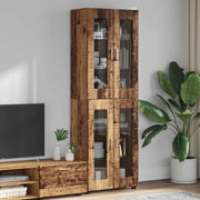 Credenza con lo scaffale FLORIN Legno vecchio 60 x 35 x 182 cm