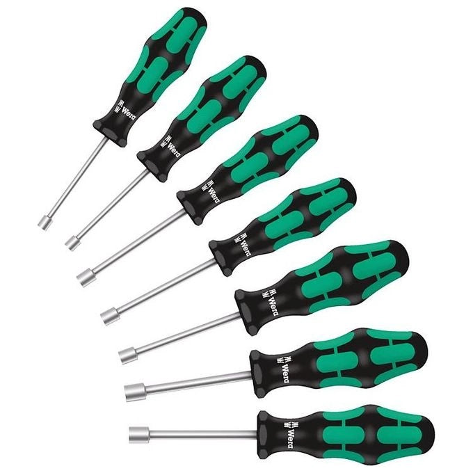 Wera 05029510001 395 HO-7 SM Set di cacciaviti a brugola 7 pezzi acciaio inossidabile impugnatura Kraftform Plus colore Nero