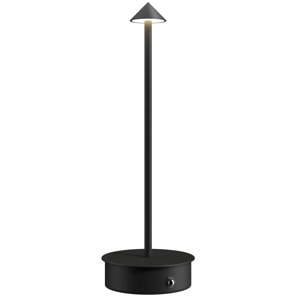Lampada da Tavolo Ricaricabile a LED con USB, Regolabile ¨C zephmum ¨C Nero