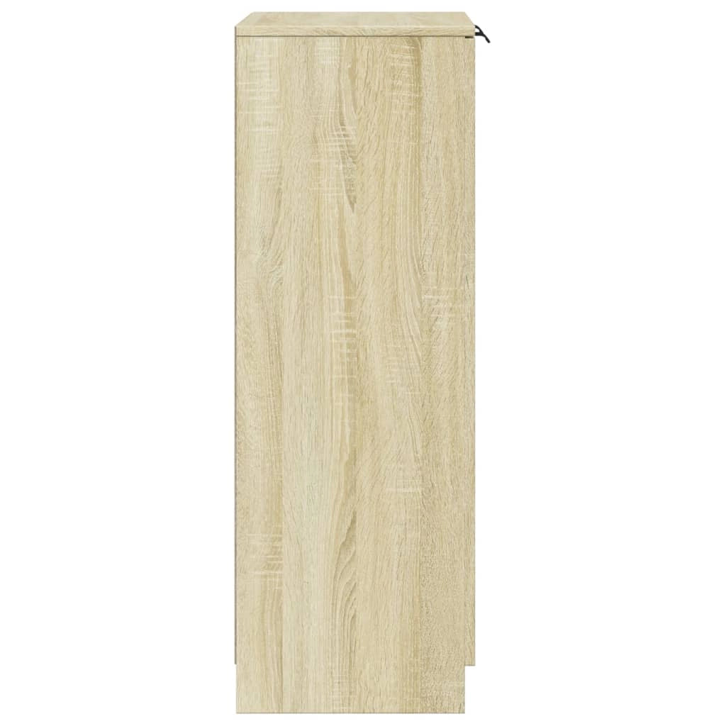 Scarpiera mobiletto portascarpe mobile per ingresso/corridoio/soggiorno legno Sonoma 59 x 35 x 100 cm marrone legno ingegnerizzato 02_0021704