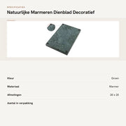 Scatola Decorativa in Marmo Naturale - 30x20x3 cm - Superficie Liscia - Tray Decorativo