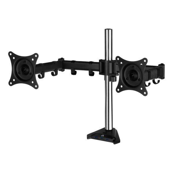 ARCTIC Z2 Pro [Gen 3] 86,4 cm [34] Scrivania Nero (Arctic Z2 Pro [Gen3] Dual Monitor Arm with 4-Port USB 3.0 Hub, Up to 34 Monitors / 29 Ultrawide, 180? Swivel, 360? Rotation)