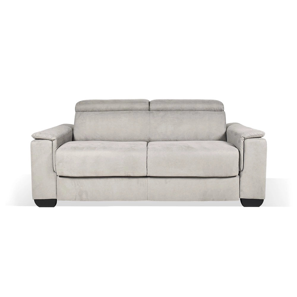 Divano letto colore grigio chiaro Mercurio 3 posti 210x94x90H