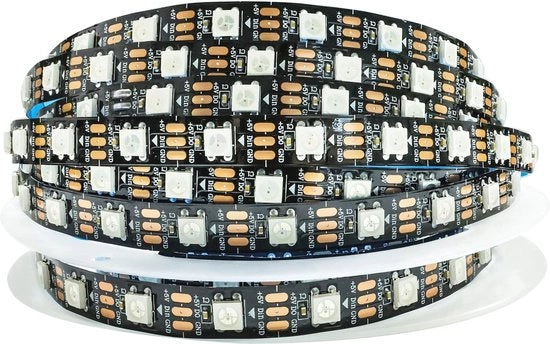 Fascia LED RGB flessibile 5m - Colori e luminosità regolabili per progetti DIY e decorazione