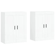 Armadietti a Parete 2 pz Bianchi in Legno Multistrato CFW6823451