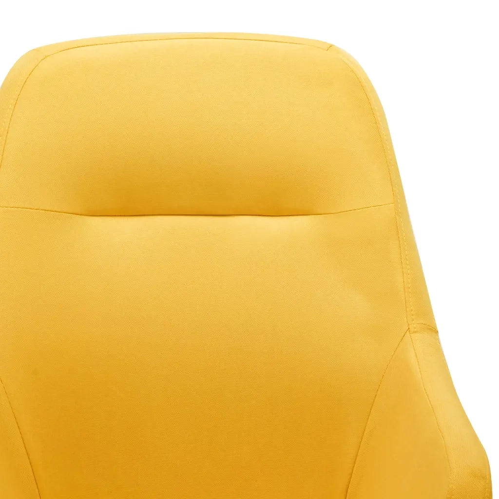 Sedia a Dondolo Giallo Senape in Tessuto cod mxl 33827