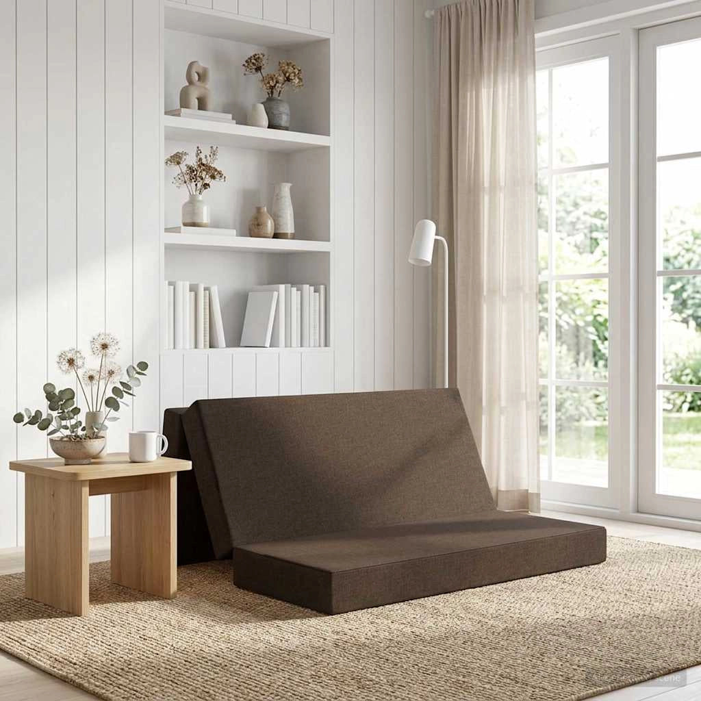 Divano Letto Pieghevole 200 x 67 x 45 cm Tortora 900260