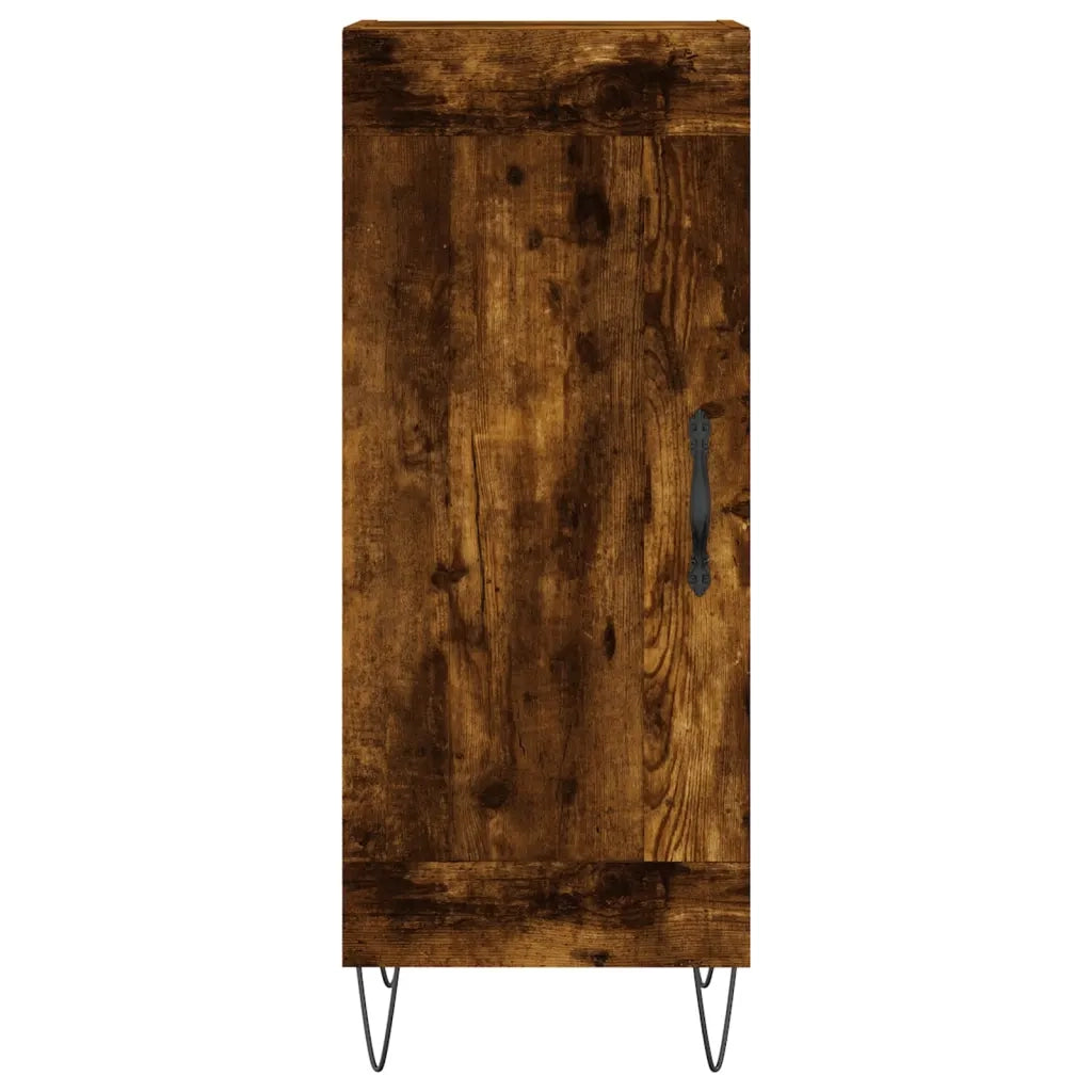 Credenza-Buffet-Armadio da cucina Rovere Fumo 34,5x34x90 cm in Legno Multistrato 138579