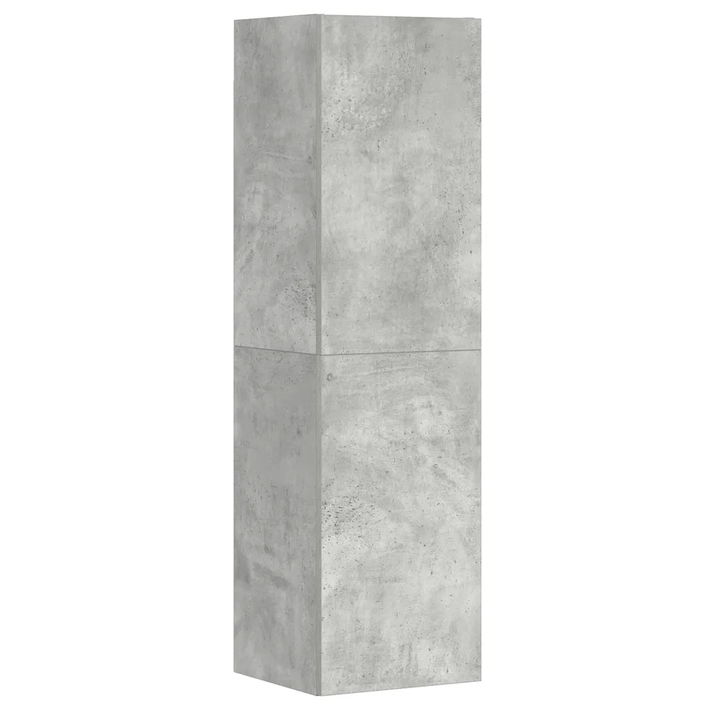 Set Porta TV 3 pz Grigio Cemento in Truciolato  cod mxl 30250