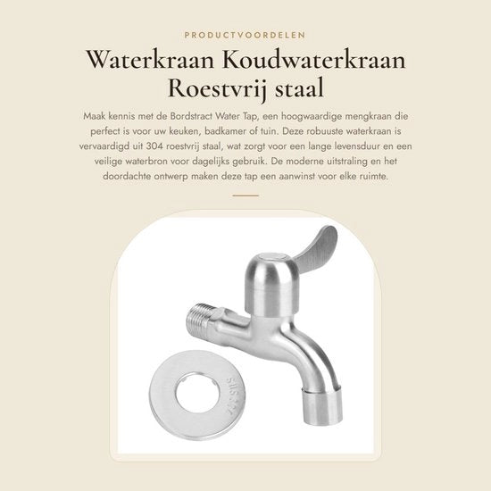 Flessimetro a muro con maniglia singola in acciaio inossidabile - G1/2 - per cucina/bagno - progettato per durata - miscelatore per acqua fredda