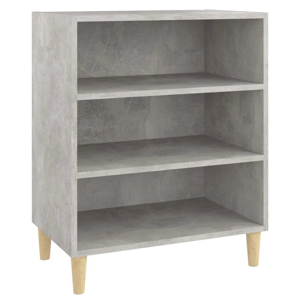 Credenza | Madia | Buffet da pranzo | Armadio da pranzo Grigio Cemento 57x35x70 cm in Legno Multistrato