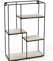 INDUSTRIAL BACHECA RETTANGOLARE CON 4 MENSOLE 30X12XH45 CM
