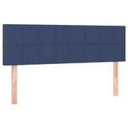 Testiera | Testata Blu 144x5x78/88 cm in Tessuto