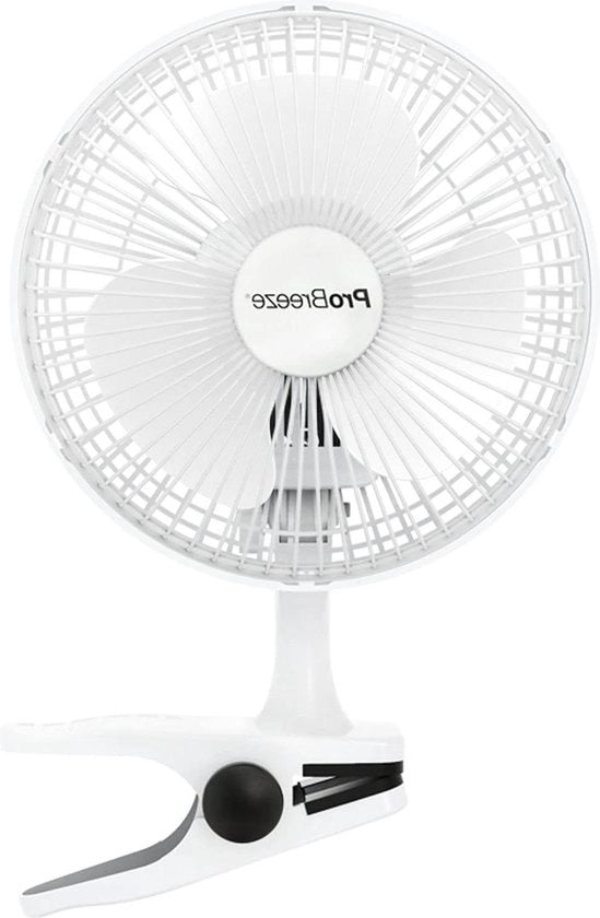 Ventilatore da Tavolo Mini 15cm con Morsetto per Angolo Cucina Ufficio e Studio - Ventilatore da Tavolo Elettrico Silenzioso e Potente - 2 Velocità