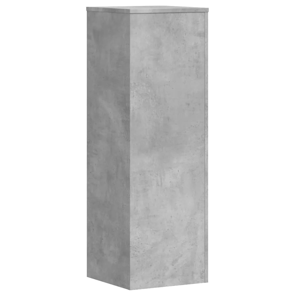 Portavasi mobiletto portafiori 33 x 33 x 100 cm legno ingegnerizzato grigio 02_0045144