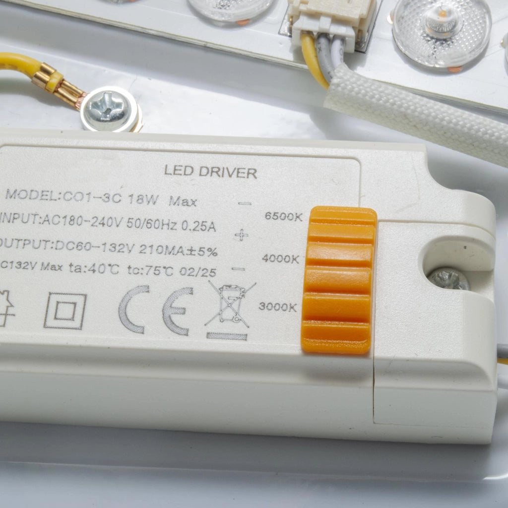 Plafoniera moderna LED CCT 36W da 3000K a 6500K lampada da soffitto parete luce camera da letto cucina ufficio 3240 lumen