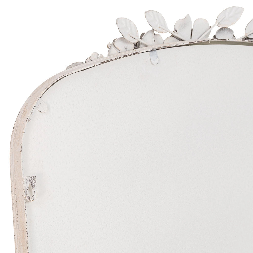 Specchio in legno bianco 61x5x114h cm