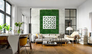 LABYRINTH - L - Pannello in PVC traforato - Parasole Colore: bianco, Misura: 98x98 cm