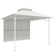 Gazebo da Giardino 3x3 m Tenda Laterale con Tasche Portaoggetti e Gancio a Soffitto in Metallo e Poliestere UPF30+