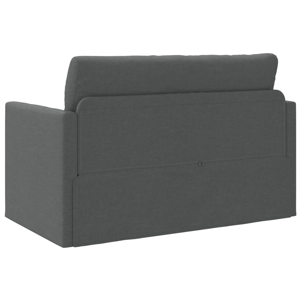 Divano letto 110cm Grigio scuro Tessuto 4106692