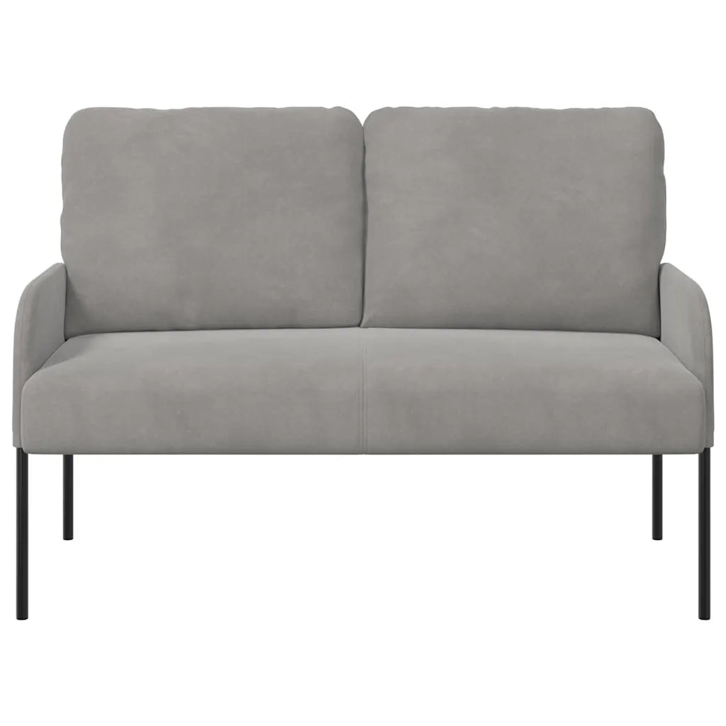Divani con cuscino 110cm Grigio chiaro Legno compensato