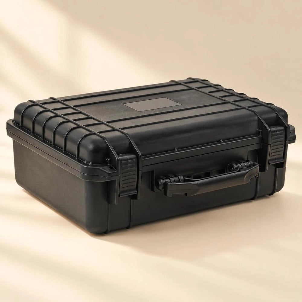 Portable Flight Suitcase, Black, 47x36x18 Cm, PP