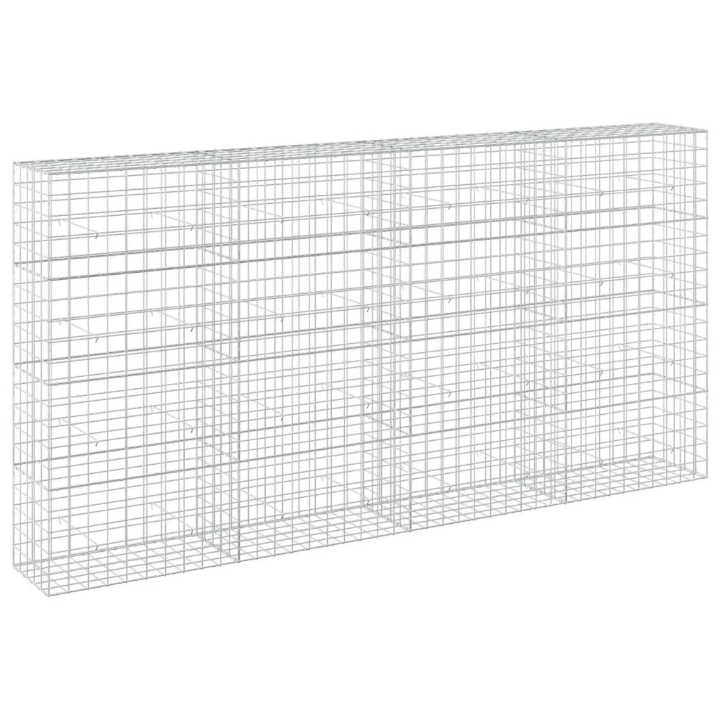 Gabione con Filo da 3,5 mm e Rete da 10x10 cm 400x50x200 cm 3463346
