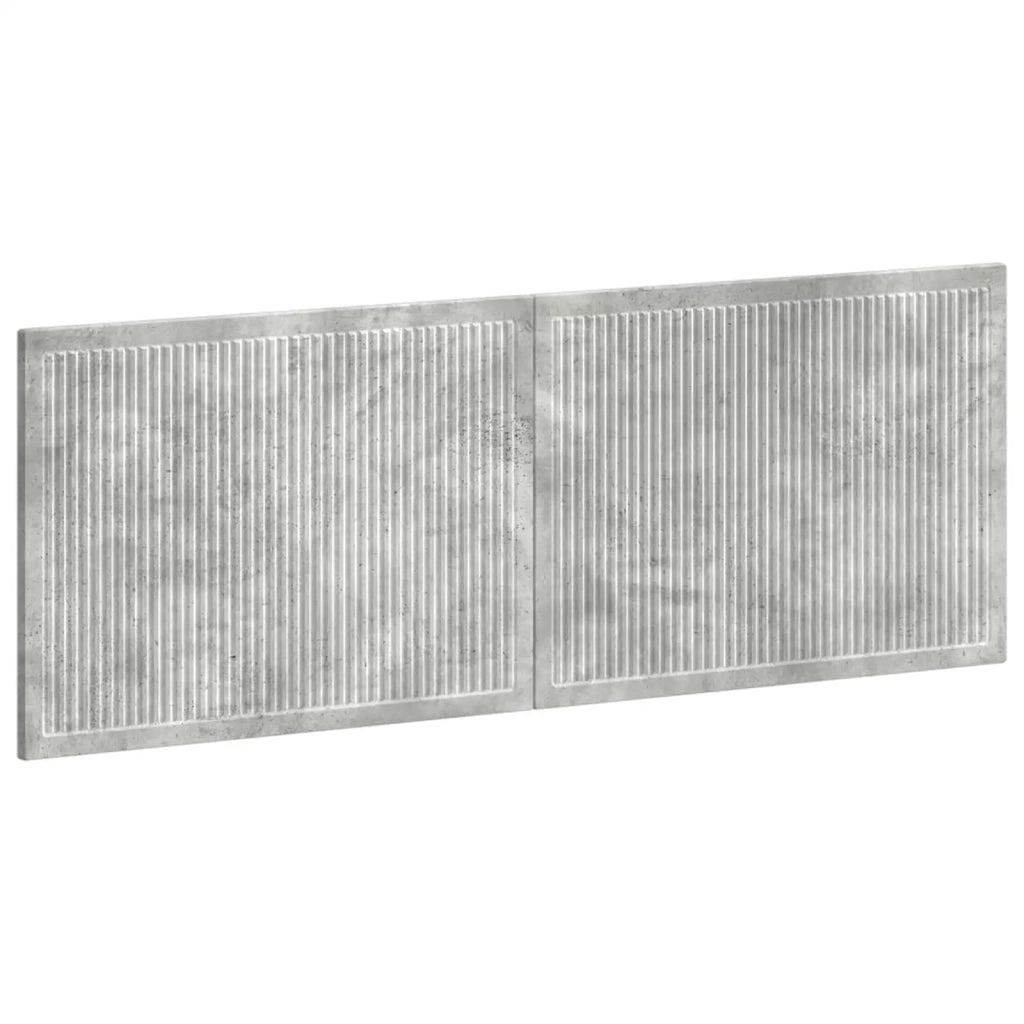 Testiera da Muro EDE Grigio Cemento Legno ingegnerizzato 896078