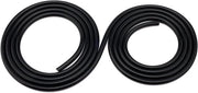 Siliconica a vuoto a alta temperatura, diametro interno 3mm, lunghezza 3m, per applicazioni auto, utilizzabile con radiatore di veicolo, colore nero.