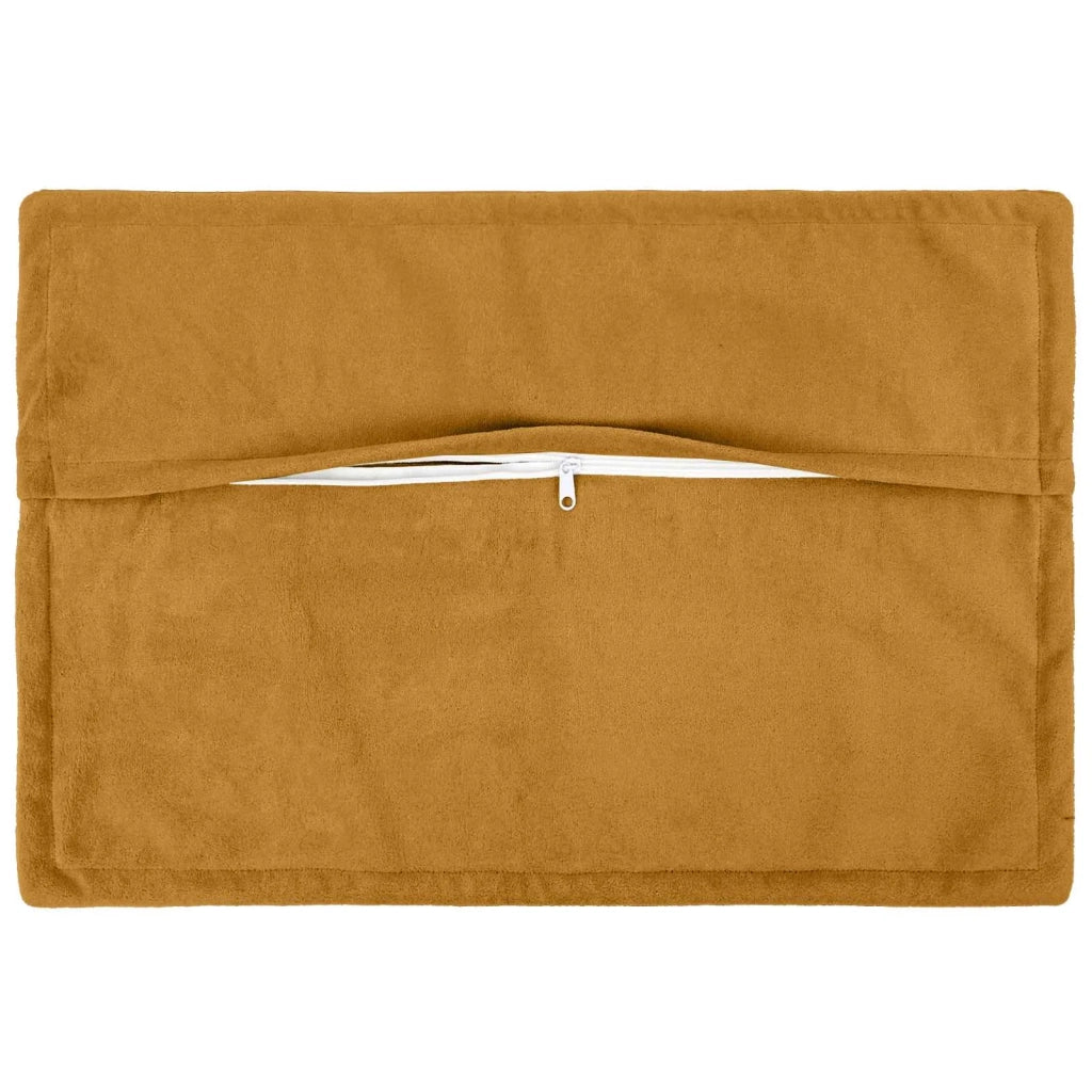 Cuscino con cuscino HOUTEN 2 pz Giallo Fleece in microfibra 932271