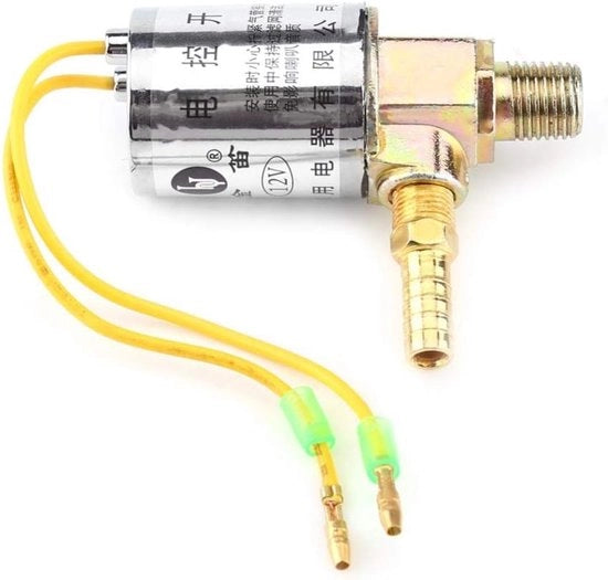 Valvola Solenoide per Fischietto a 12V - Valvola Solenoide per Fischietti e Sistemi di Fischietti - Valvola Solenoide Metallica per Fischietto a 1/4" per Camion Train - Adatto per Auto, Treno, Camion