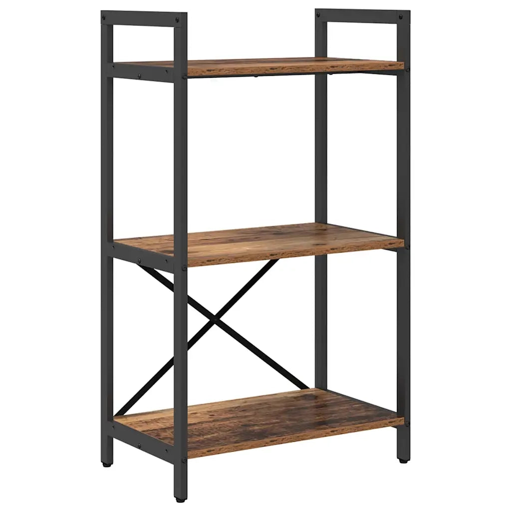 Libreria-Scaffale per Libri-Mobile di Stoccaggio Legno vecchio 56 x 34 x 96 cm Legno multistrato