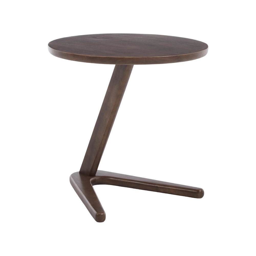 Tavolino da Salotto Rotondo in Legno Massello ¨C MINIMAL ¨C Design Moderno, Gambe in Metallo
