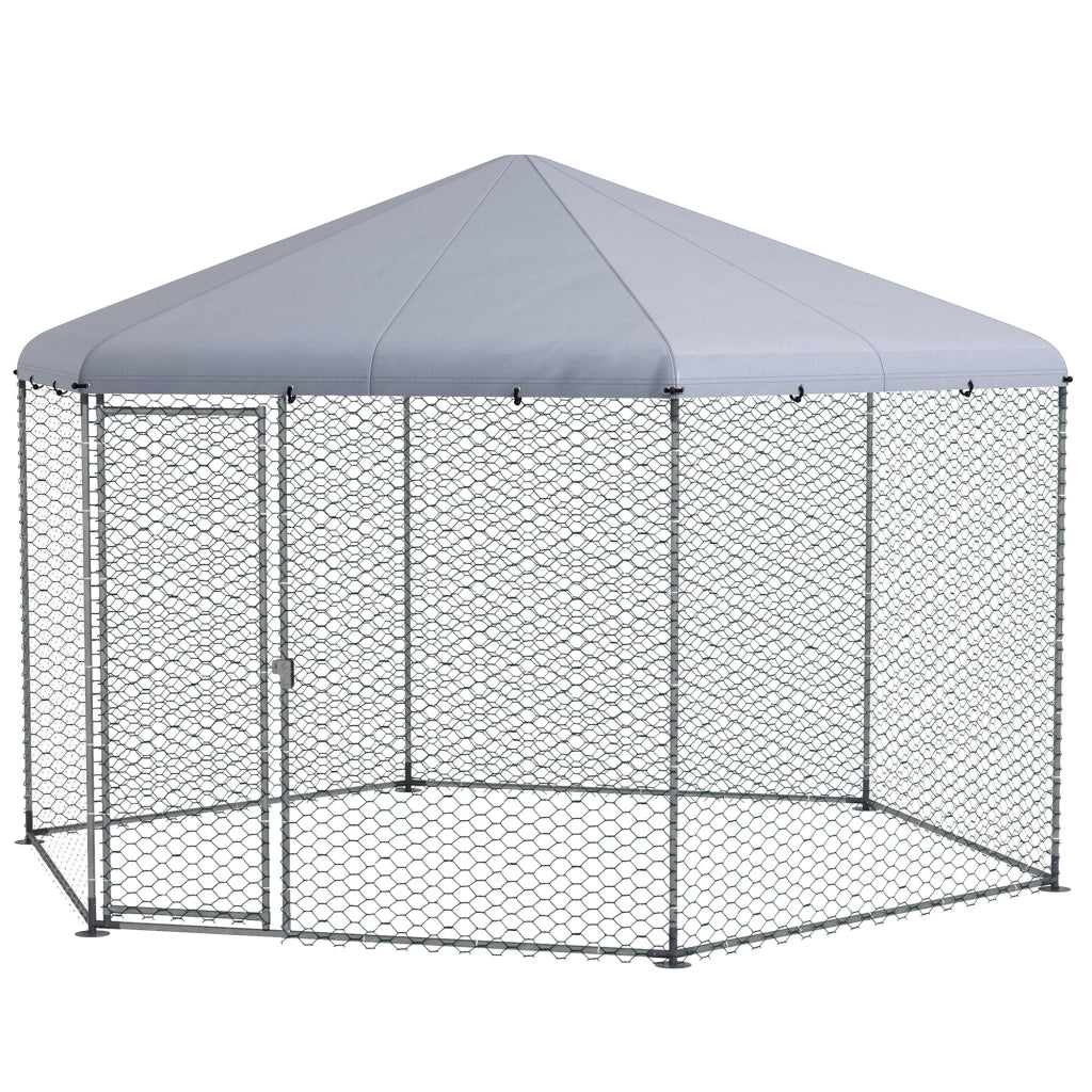 Recinto per polli esterno 10 m2 ¨C zephmum ¨C 400x346x263 cm