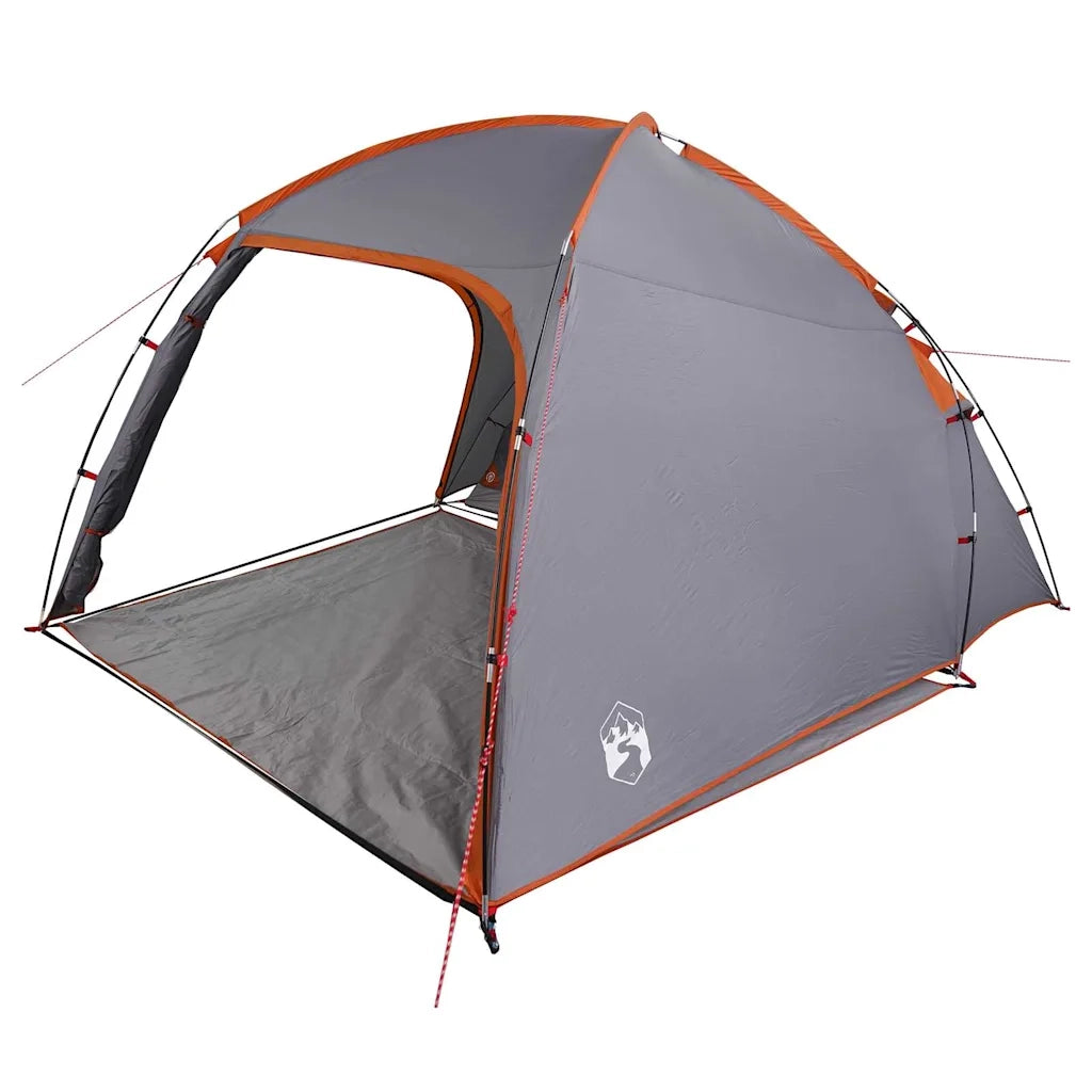 Tenda CapannaTenda da campeggio Grigio e arancione 370 x 230 x 185 cm taffet¨¤