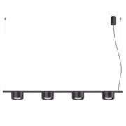 Lampadario OVIO 4 nero Gx53