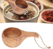 Bicchiere in Legno di Qualità per Camping Familiare - Design Scandinavo - Bicchiere da Campo - Stile Kuksa Grande 3