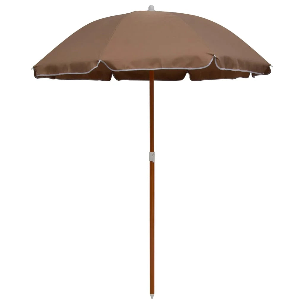 Ombrellone da giardino con palo in acciaio da 180 cm tortora 02_0008099