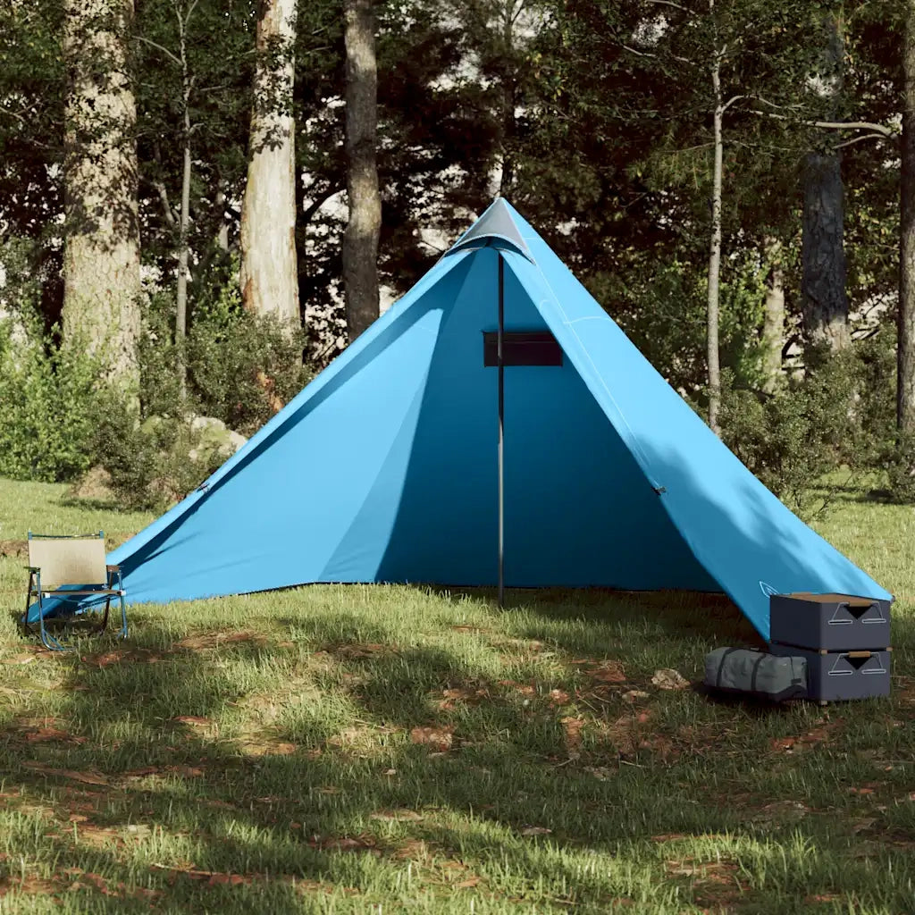 Tenda Familiare Tipi per 7 Persone-Tenda da campeggio Blu Impermeabile