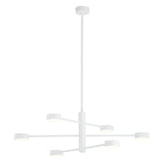 Lampadario sospeso Nowodvorski Orbit bianco 6xGX53 7942