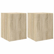Mobile TV da parete 2 pz | Armadietto TV | Mobile Porta TV Sonoma 30 x 31 x 40 cm